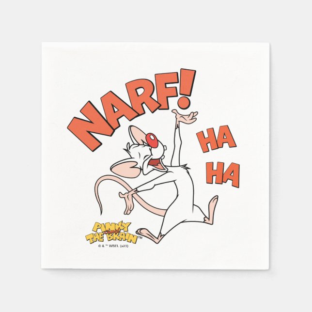 Pinky and the Brain | Pinky "Narf!" Napkin (Front)