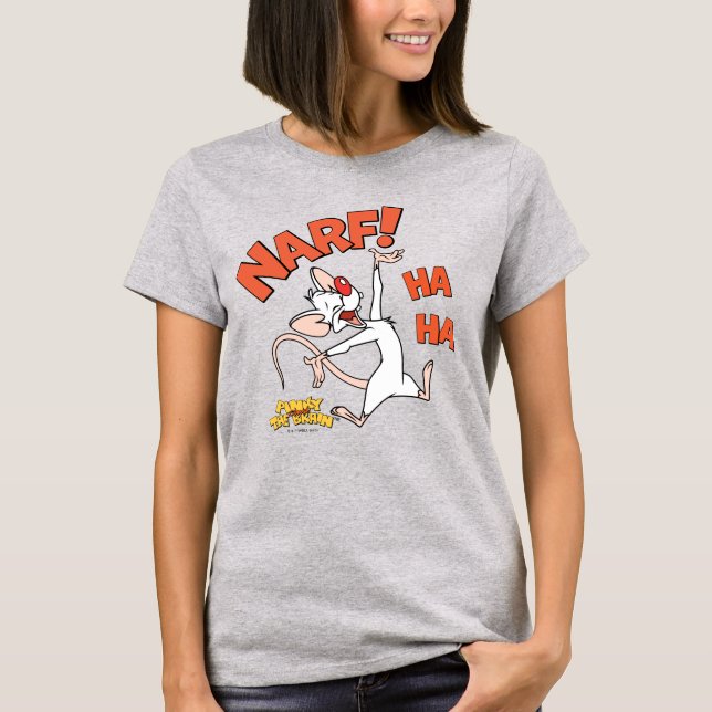 Pinky and the Brain | Pinky "Narf!" T-Shirt (Front)