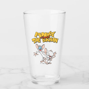 Pinky and the Brain   Show Logo Glass