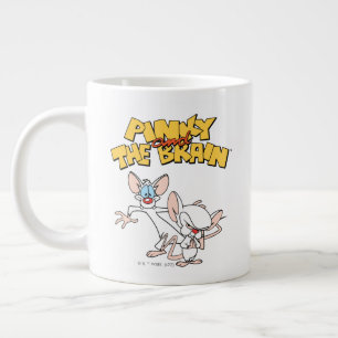 Pinky and the Brain   Show Logo Large Coffee Mug