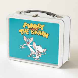 Pinky and the Brain   Show Logo Metal Lunch Box
