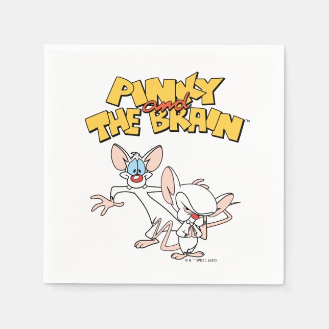 Pinky and the Brain | Show Logo Napkin (Front)
