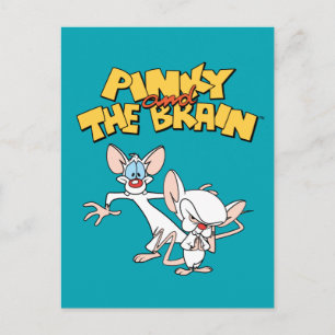 Pinky and the Brain   Show Logo Postcard