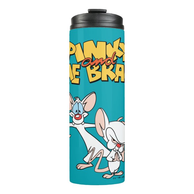Pinky and the Brain | Show Logo Thermal Tumbler (Front)