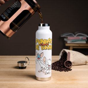 Pinky and the Brain   Show Logo Water Bottle