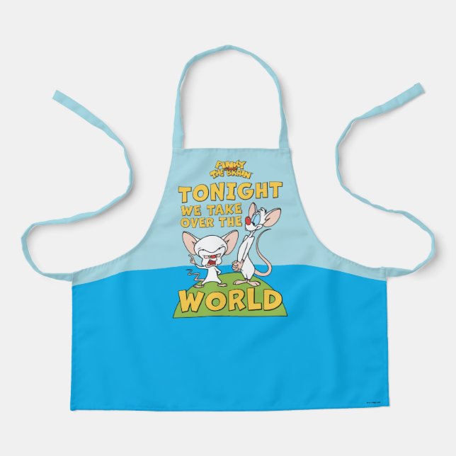 Pinky and the Brain | Take Over The World Apron (Front)