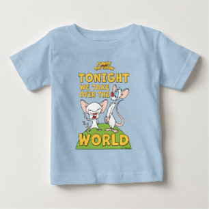 Pinky and the Brain Take Over The World Baby T-Shirt