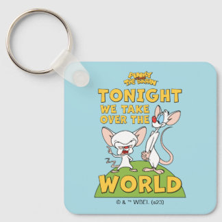 Pinky and the Brain | Take Over The World Key Ring