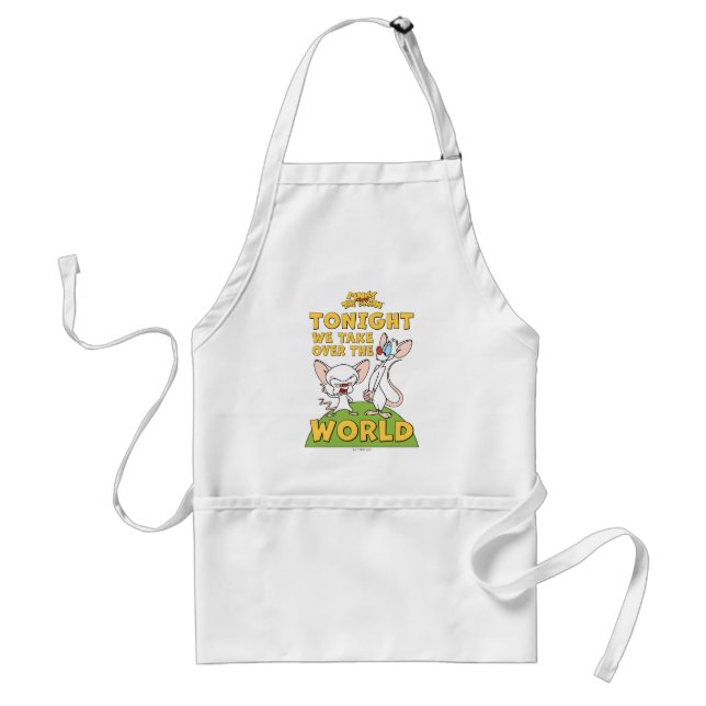Pinky and the Brain | Take Over The World Standard Apron (Front)