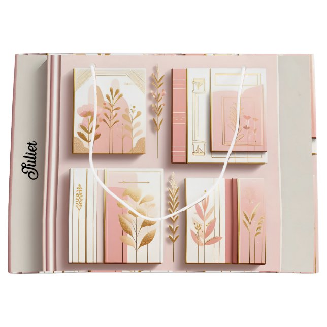 pinky book  large gift bag (Front)