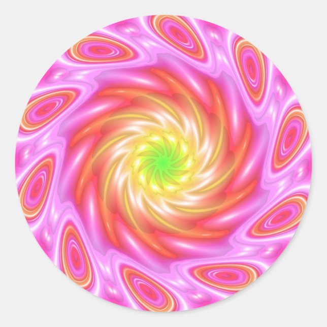 Pinky Classic Round Sticker (Front)