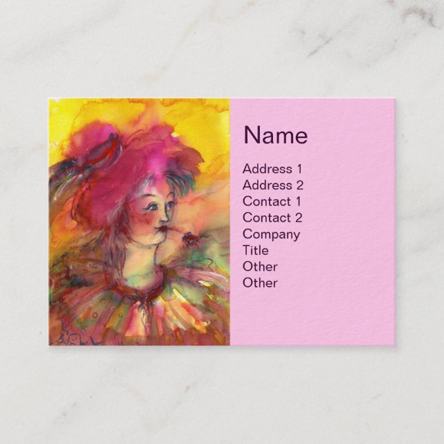 PINKY CLOWN BUSINESS CARD (Front)