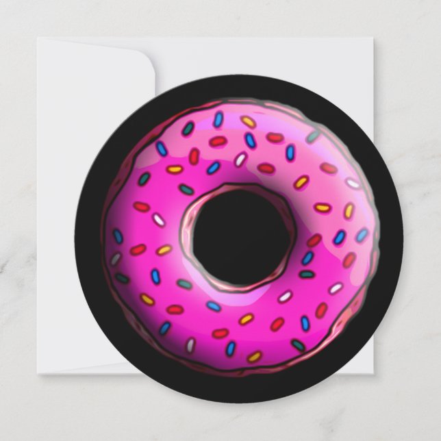 Pinky Doughnut with colourful sprinkles + your ide (Front)