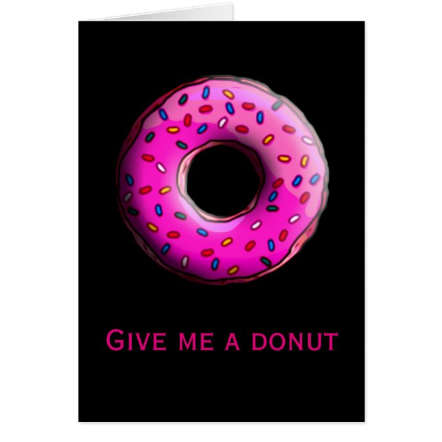 Pinky Doughnut with colourful sprinkles + your ide (Front)