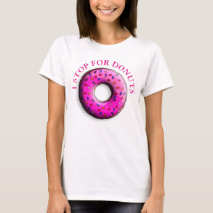 Pinky Doughnut with colourful sprinkles + your ide T-Shirt