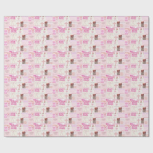 Pinky Faithful Sticker Wrapping Paper