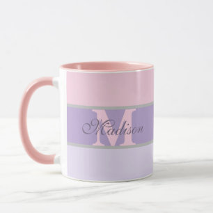 pinky girly pastel personalized mug