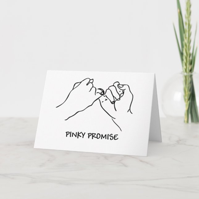 Pinky Promise Card (Front)