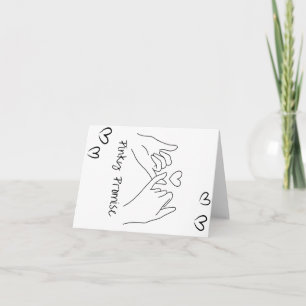 Pinky Promise Card