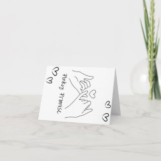 Pinky Promise Card