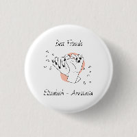 Pinky Promise Illustrated Personalised Best Friend