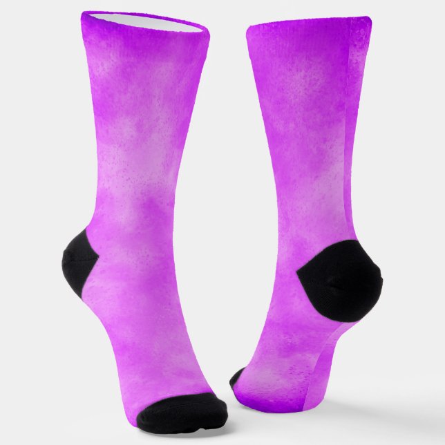 Pinky Purple Storm Cloud  Socks (Angled)