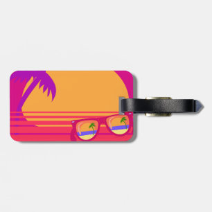 Pinky Sunset and Shades Tag