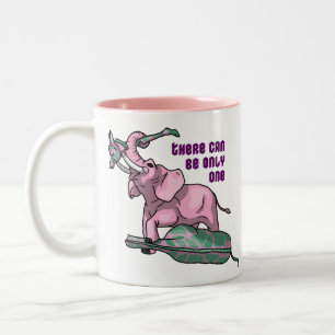 Pinky Wins by TKO Two-Tone Coffee Mug