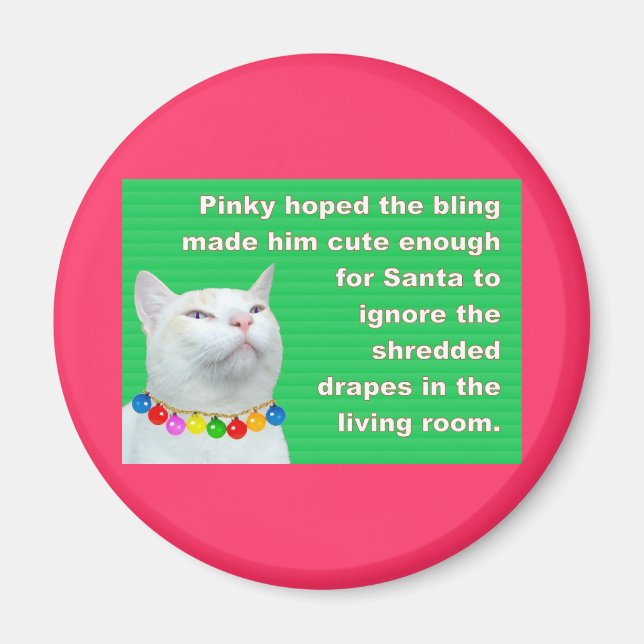 Pinky's Bling Magnet (Front)