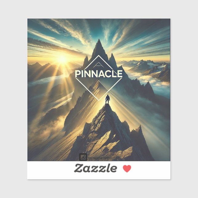 Pinnacle Design Sticker (Sheet)