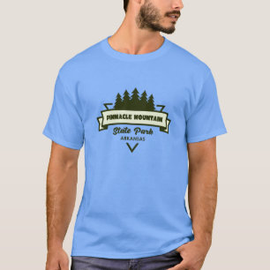 Pinnacle Mountain State Park Arkansas Trees And Ri T-Shirt
