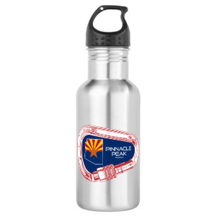 Pinnacle Peak Arizona Rock Climbing Carabiner 532 Ml Water Bottle