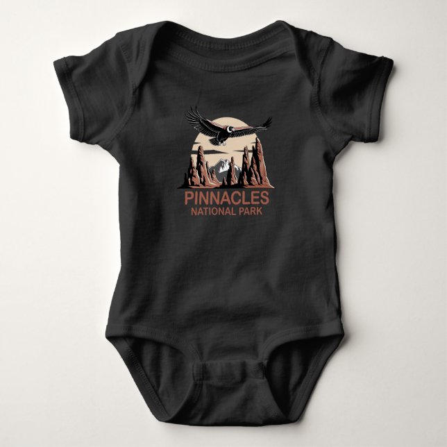 Pinnacles National Park Baby Bodysuit (Front)