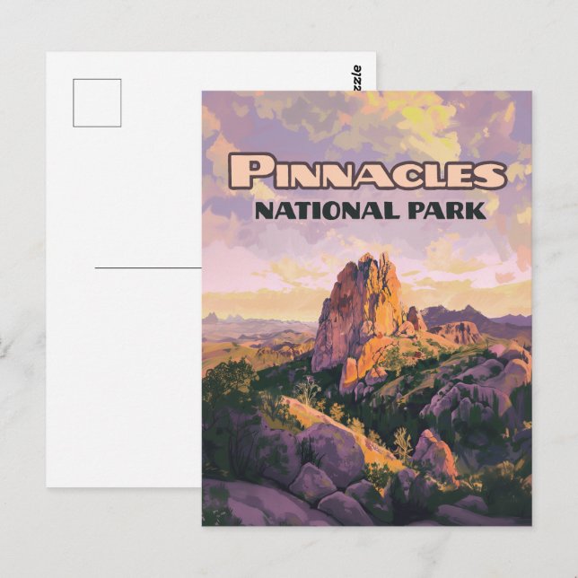 Pinnacles National Park Buttes California  Postcard (Front/Back)