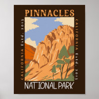 Pinnacles National Park California Distressed