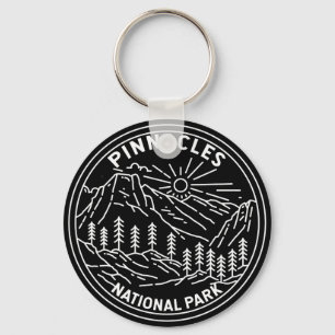 Pinnacles National Park California Monoline Key Ring