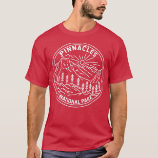 Pinnacles National Park California Monoline T-Shirt