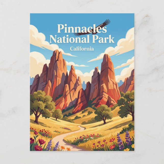 Pinnacles National Park California Postcard (Front)