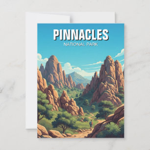 Pinnacles National Park California Travel Postcard