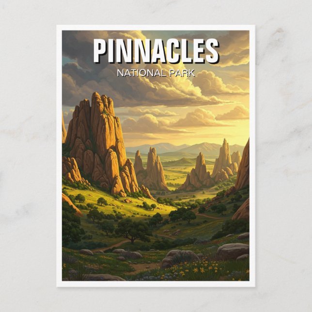 Pinnacles National Park California Travel Postcard (Front)