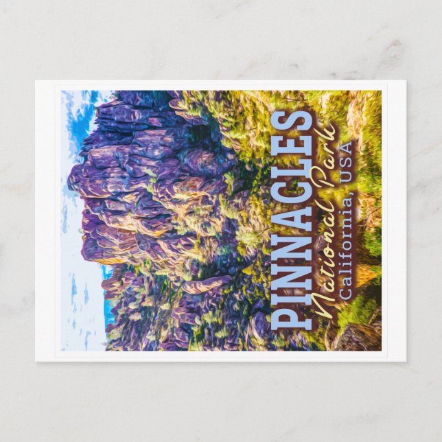 PINNACLES NATIONAL PARK - CALIFORNIA UNITED STATES POSTCARD (Front)