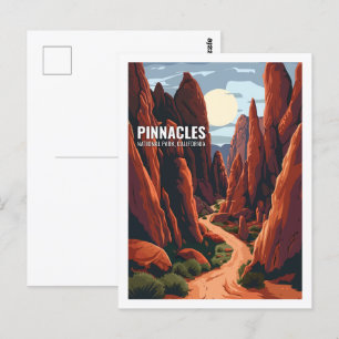 Pinnacles National Park California USA  Postcard