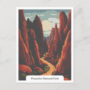 Pinnacles National Park, California USA Postcard
