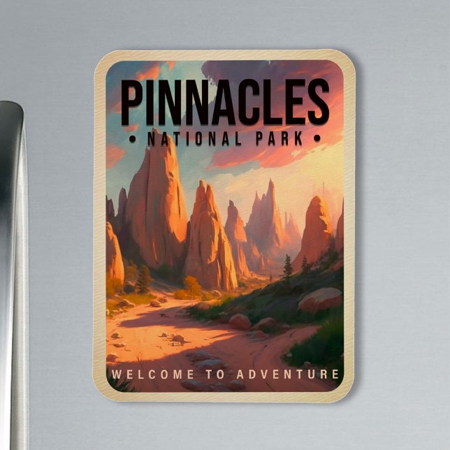 Pinnacles National Park California Vintage Magnet (Creator Uploaded)