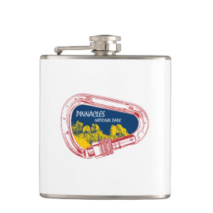Pinnacles National Park Climbing Carabiner Hip Flask