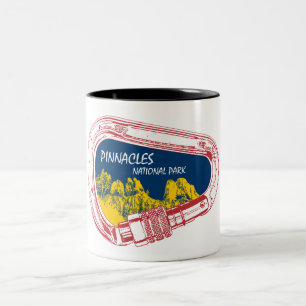 Pinnacles National Park Climbing Carabiner Two-Tone Coffee Mug