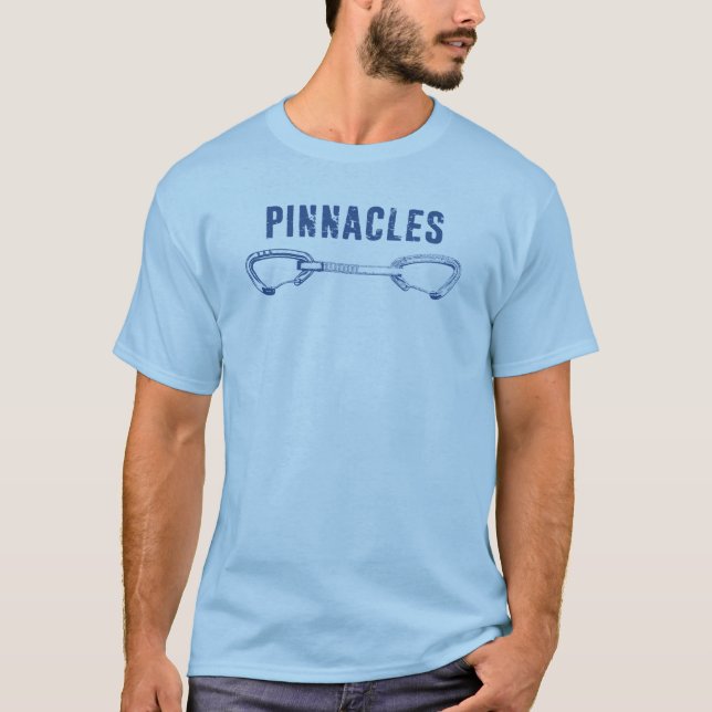 Pinnacles National Park Climbing Quickdraw T-Shirt (Front)