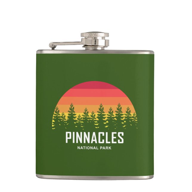 Pinnacles National Park Hip Flask (Front)