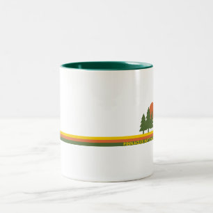 Pinnacles National Park Pine Trees Sun Two-Tone Coffee Mug