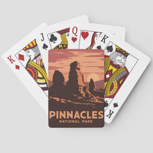 Pinnacles National Park Playing Cards (Back)